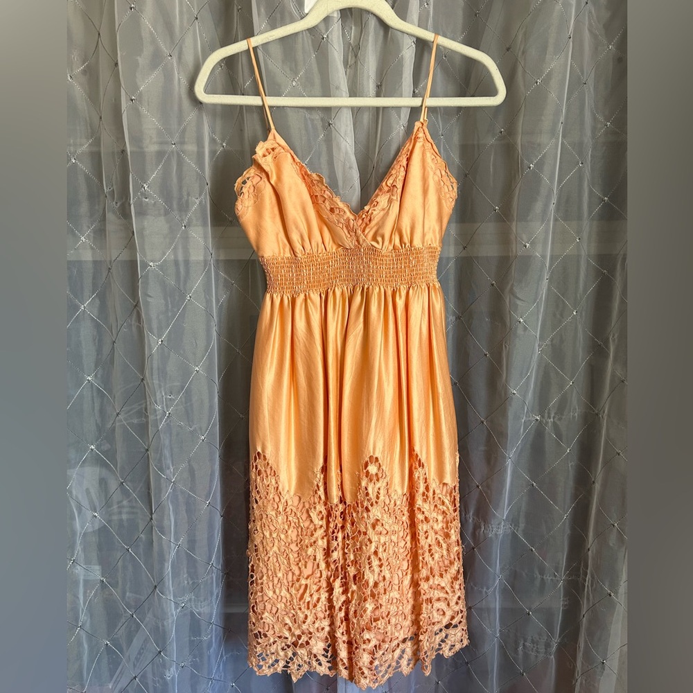 Coral Cocktail Dress